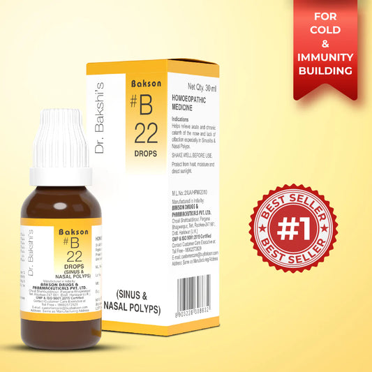 Bakson B22 Sinus Drops (30ml, Pack of 1)