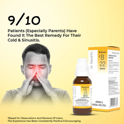Bakson B22 Sinus Drops (30ml, Pack of 1)