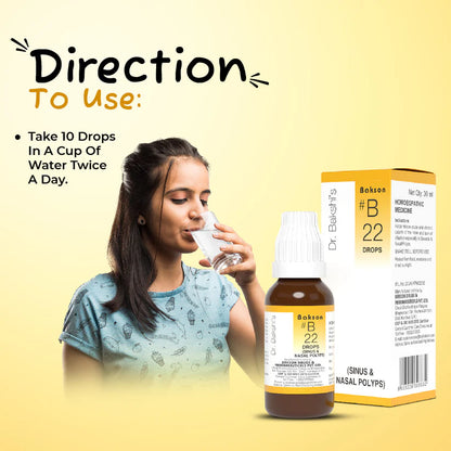 Bakson B22 Sinus Drops (30ml, Pack of 1)