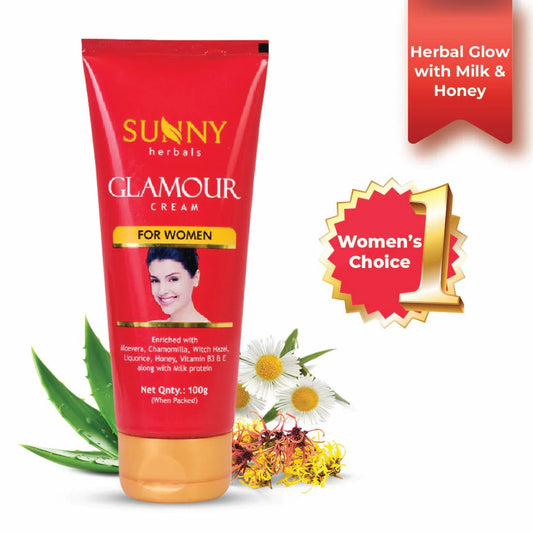Sunny Herbals Glamour Cream (Women) (100gm, Pack of 1)
