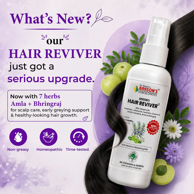 Bakson Hair Reviver (New & Improved) - 100ml | Hair Care & Regrowth Treatment
