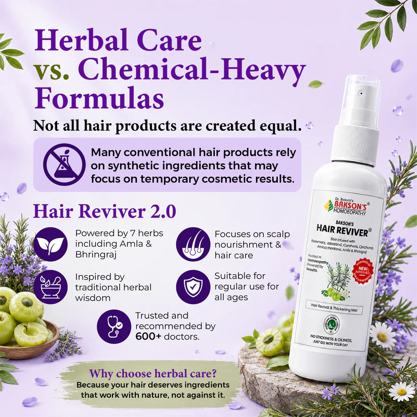 Bakson Hair Reviver (New & Improved) - 100ml | Hair Care & Regrowth Treatment