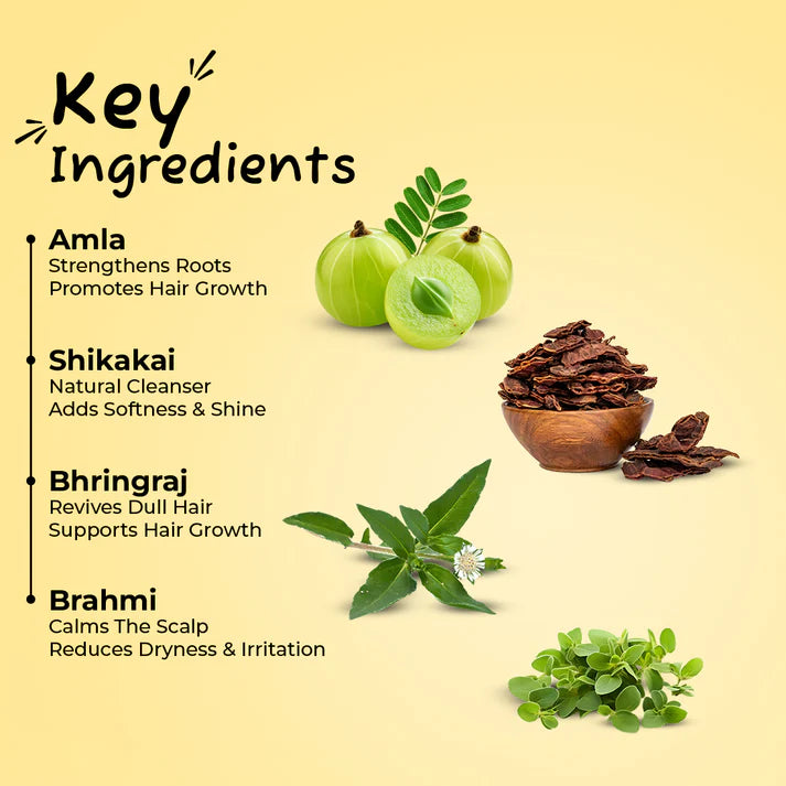 Sunny Herbals Hair Color with Henna, Amla, Shikakai and Bhringraj  (2x10gm)