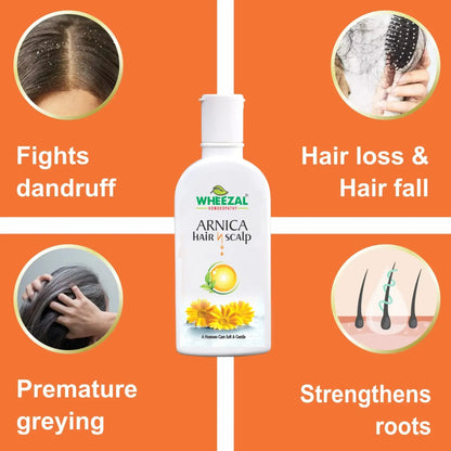 Wheezal Arnica Hair N Scalp Treatment