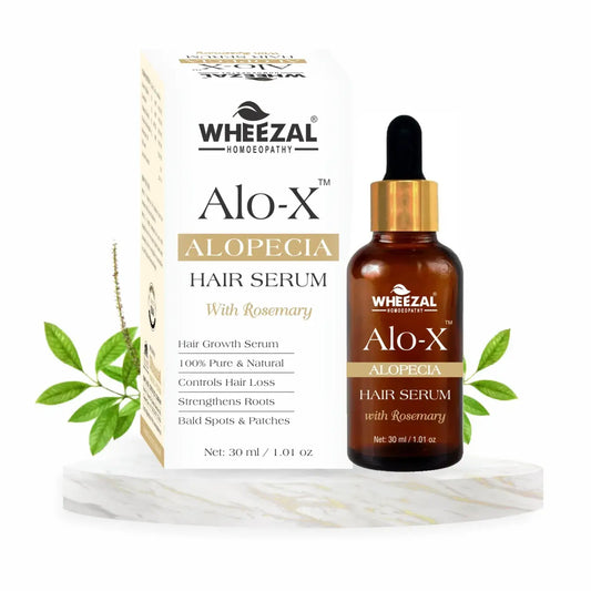 Wheezal Alo-X Alopecia Hair Serum with Rosemary (30ml, Pack of 1)