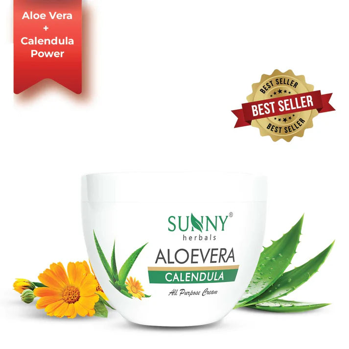 Sunny Herbals Aloevera Calendula (All Purpose Cream)