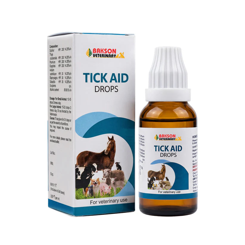 Bakson Veterinary Tick Aid Drops