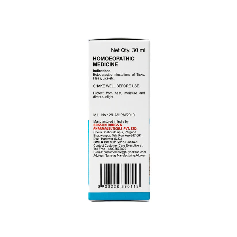 Bakson Veterinary Tick Aid Drops