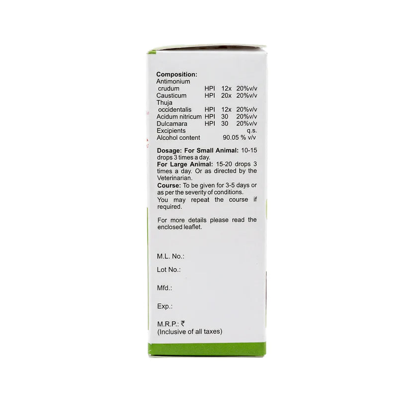 Bakson Veterinary Wart Aid Drops