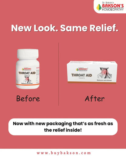 "Bakson Throat Aid Tablets Strip