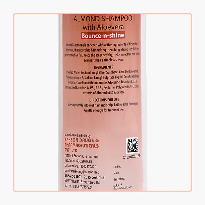 Sunny Herbals Almond Shampoo (With Aloevera)