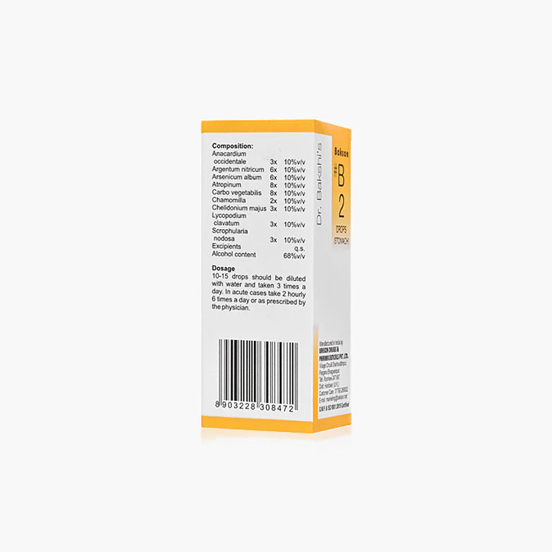 Bakson B2 Stomach Drops (30ml, Pack of 1)