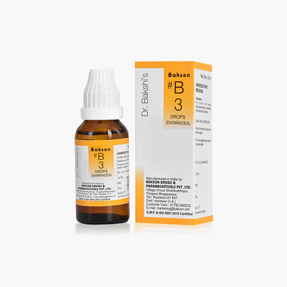 Bakson B3 Diarrhoea Drops (30ml, Pack of 1)