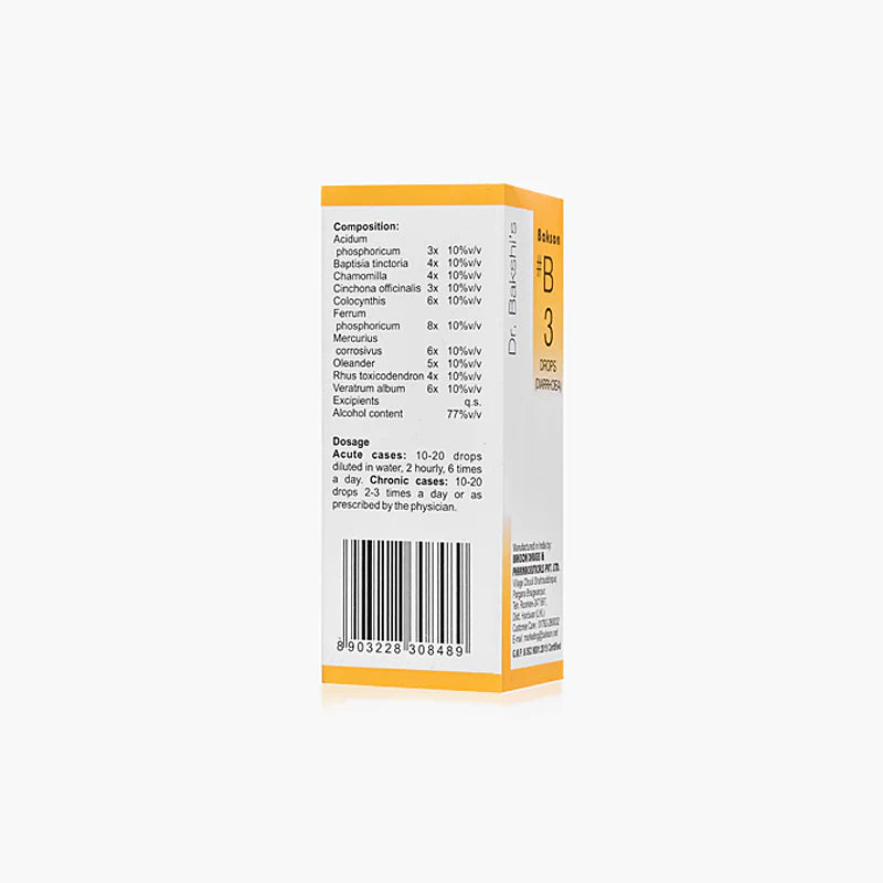 Bakson B3 Diarrhoea Drops (30ml, Pack of 1)