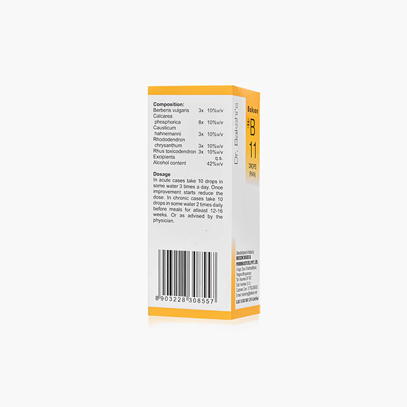 Bakson B11 Pain Drops (30ml, Pack of 1)