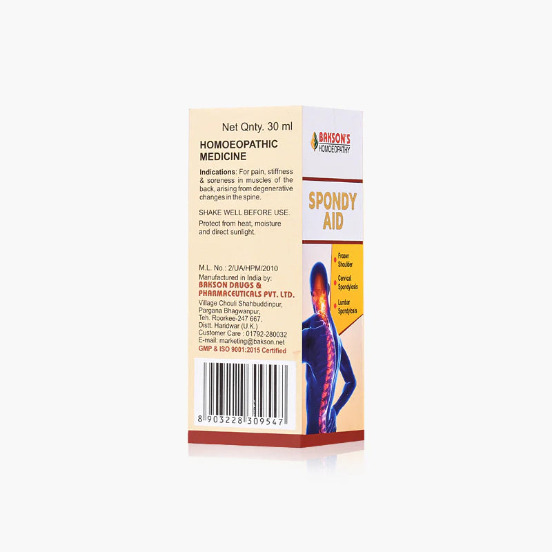 Bakson Spondy Aid Drops (30ML,Pack of 1)