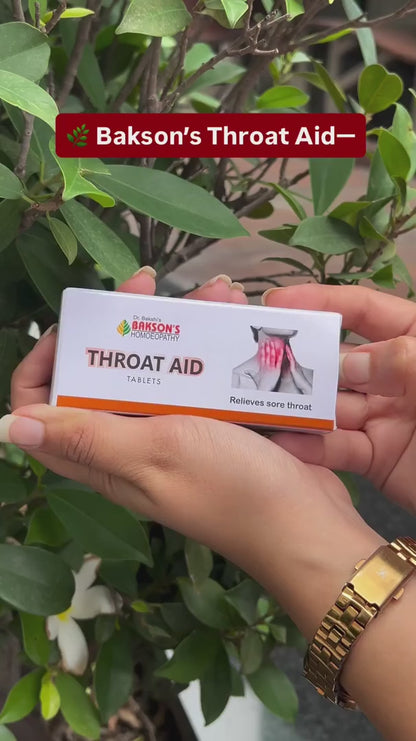 "Bakson Throat Aid Tablets Strip