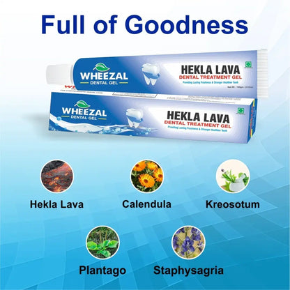 Wheezal Hekla Lava Dental Gel (100gm, Pack of 1)