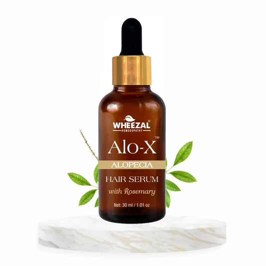 Wheezal Alo-X Alopecia Hair Serum with Rosemary (30ml, Pack of 1)